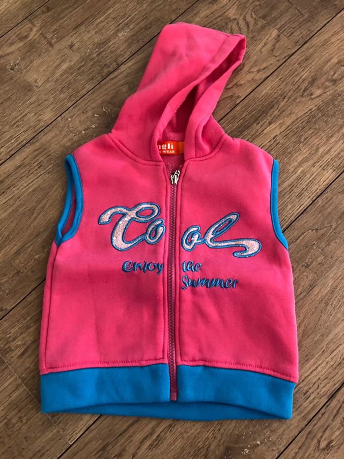 Gilet sans manches 18 mois