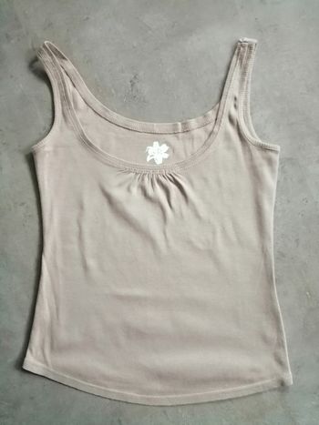 Débardeur beige Taille 1 Camaieu