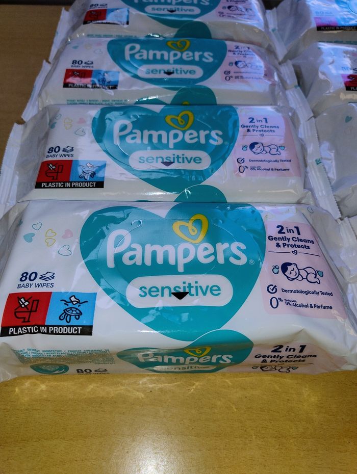 Lot de lingettes Pampers sensitive - photo numéro 2