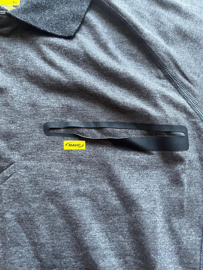Polo technique homme Mavic / M /Gris / Excellent état - photo numéro 4