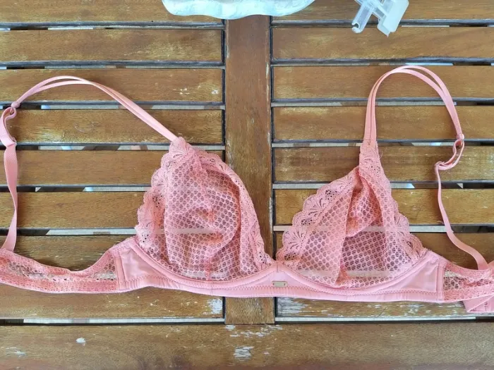 Soutien-gorge femme corail