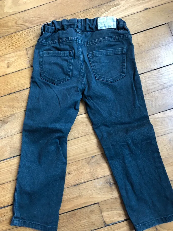 Jean petit bateau 3 ans gris foncé - photo numéro 2