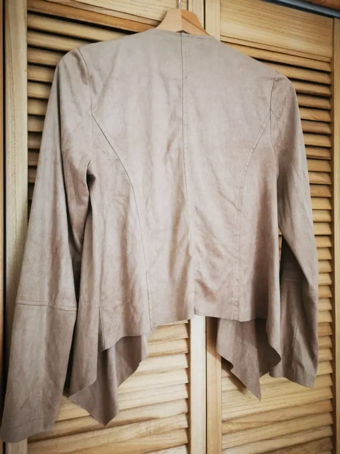 Veste à pans effet daim - photo numéro 2