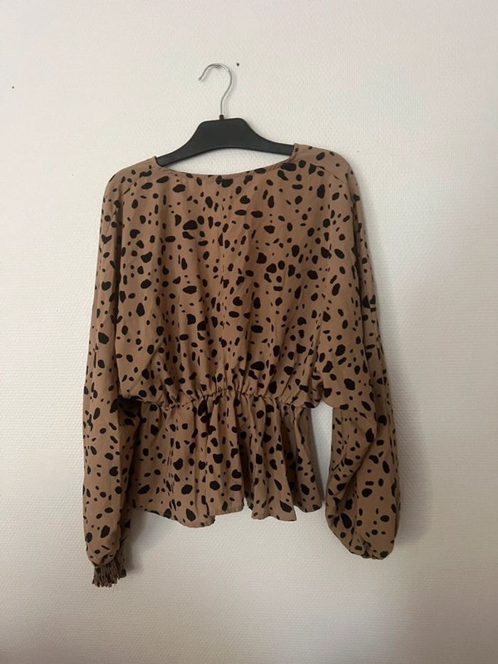 Blouse camel - photo numéro 3