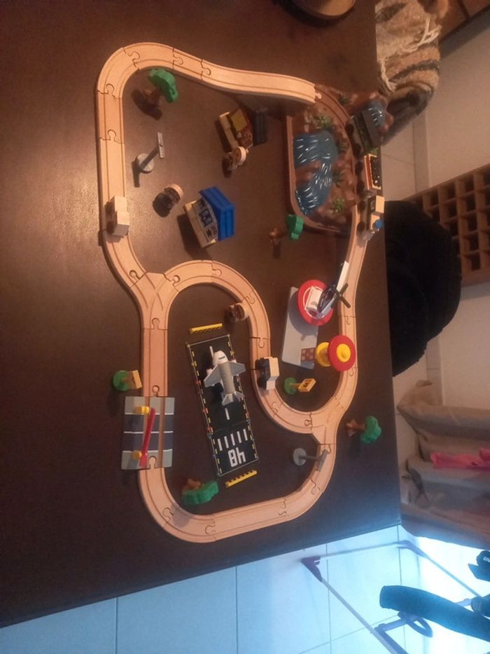 Circuit en bois train KidKraft