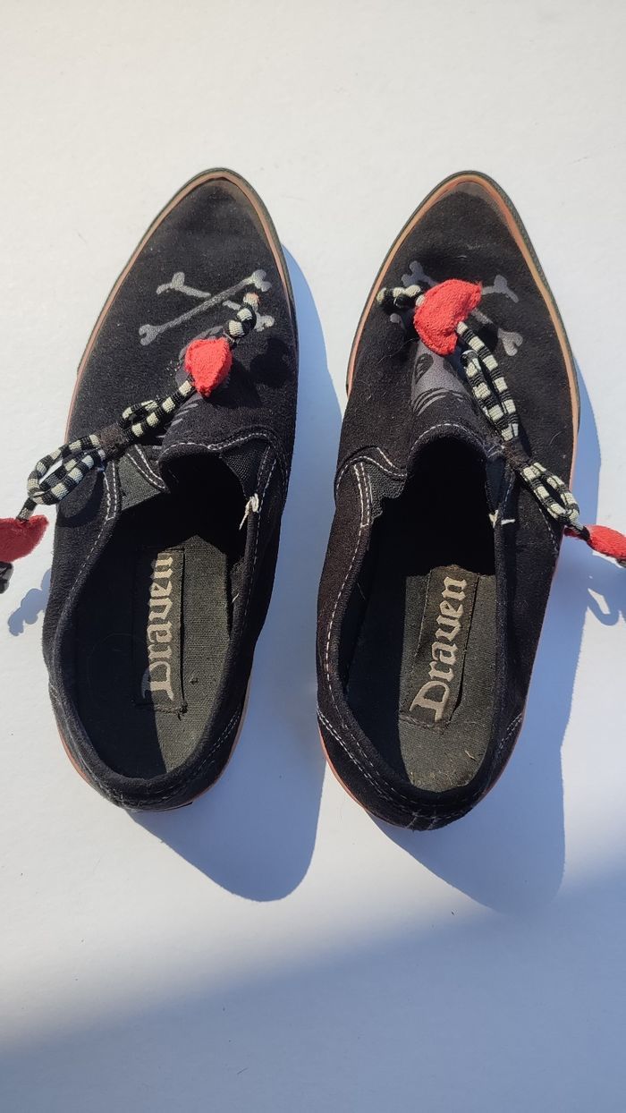 Basket Draven tête de mort T37 - photo numéro 2