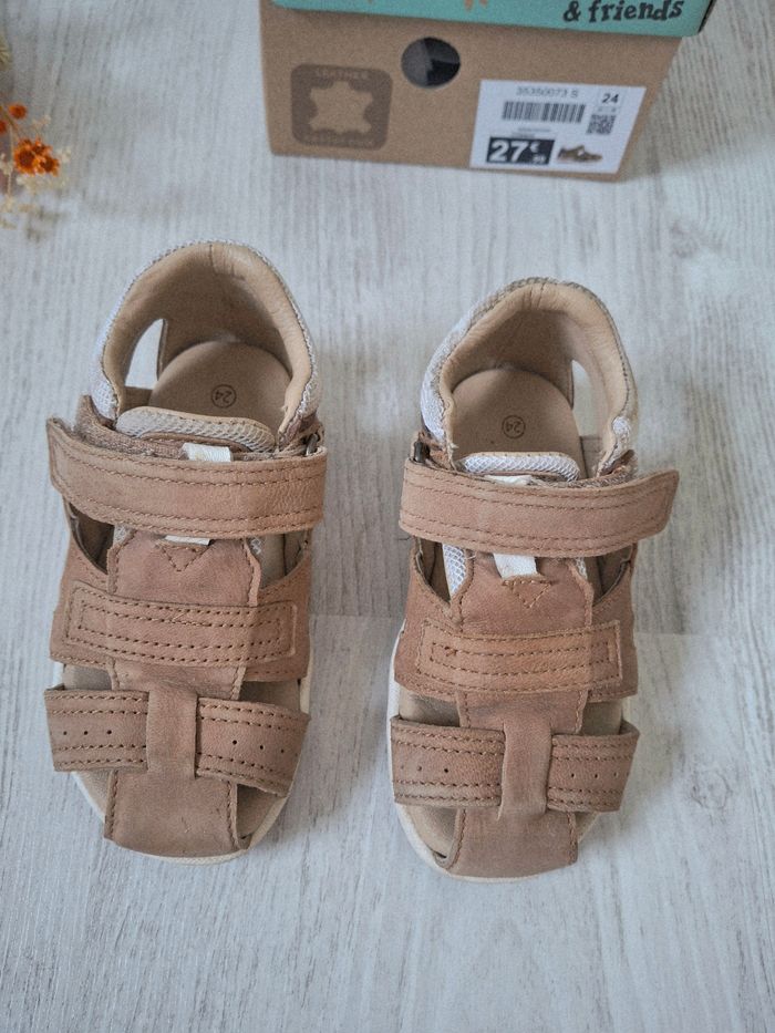 Chaussures Sandales garçon cuir marron Charlie et Friends  Taille 24 - photo numéro 6