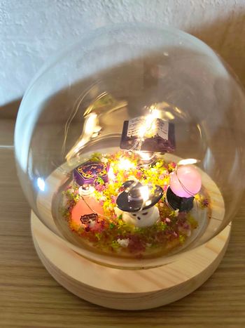 Boule en verre inspiration magie 