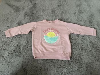 Pull manche longue rose