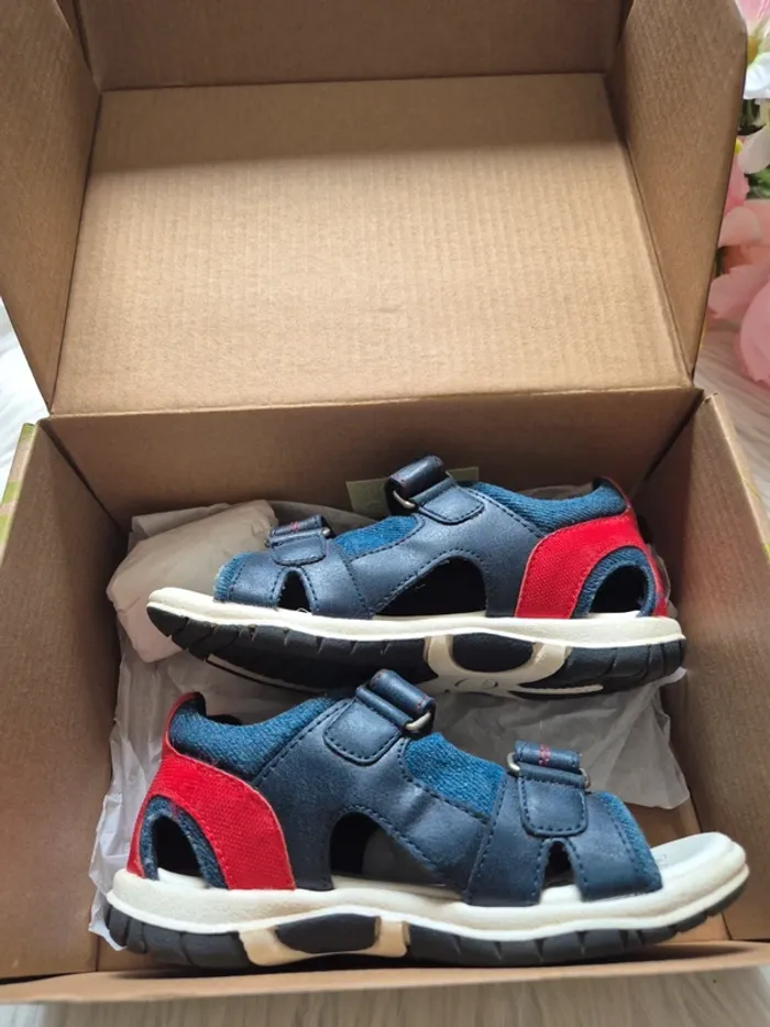 Sandales garçon Chicco bleu marine – T27 - photo numéro 7
