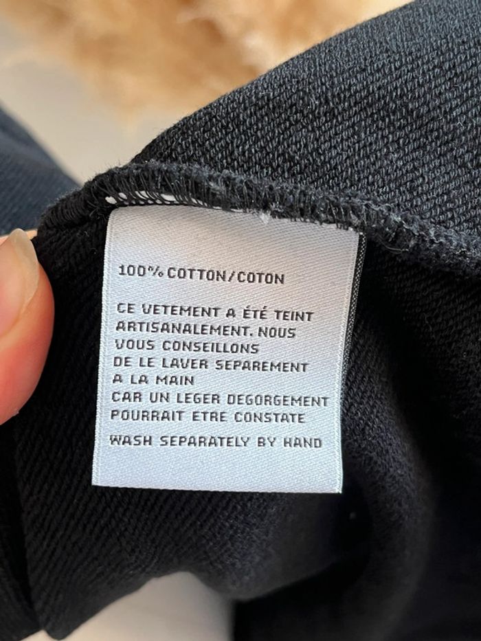 Sweat long/veste noir French Terry 18.18 - photo numéro 9
