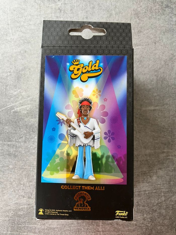 Funko gold Jimi Hendrix vinyl figure - photo numéro 3