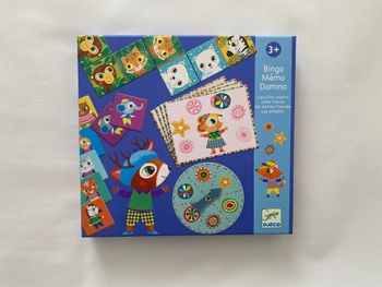 Jeu de société Bingo Mémo Domino Les p'tits copains Djeco