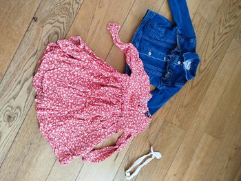 Lot robe + veste en jeans