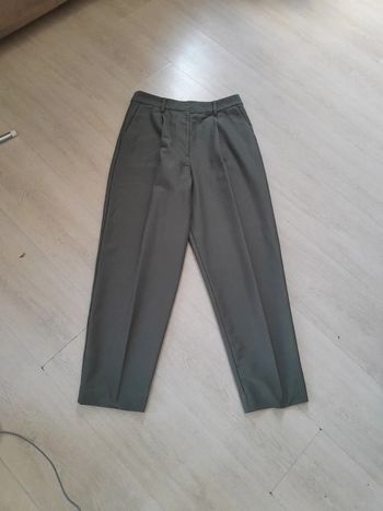 Très beau pantalon taille haute effet bouffant Comptoir des Cotonniers petit 40