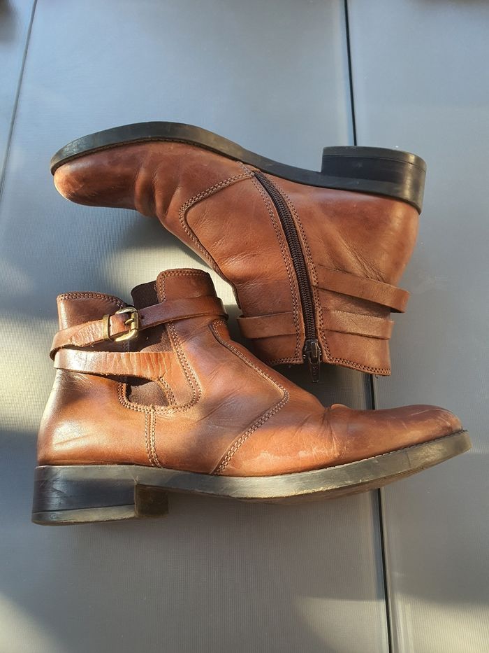 Bottine marron Ellen blake