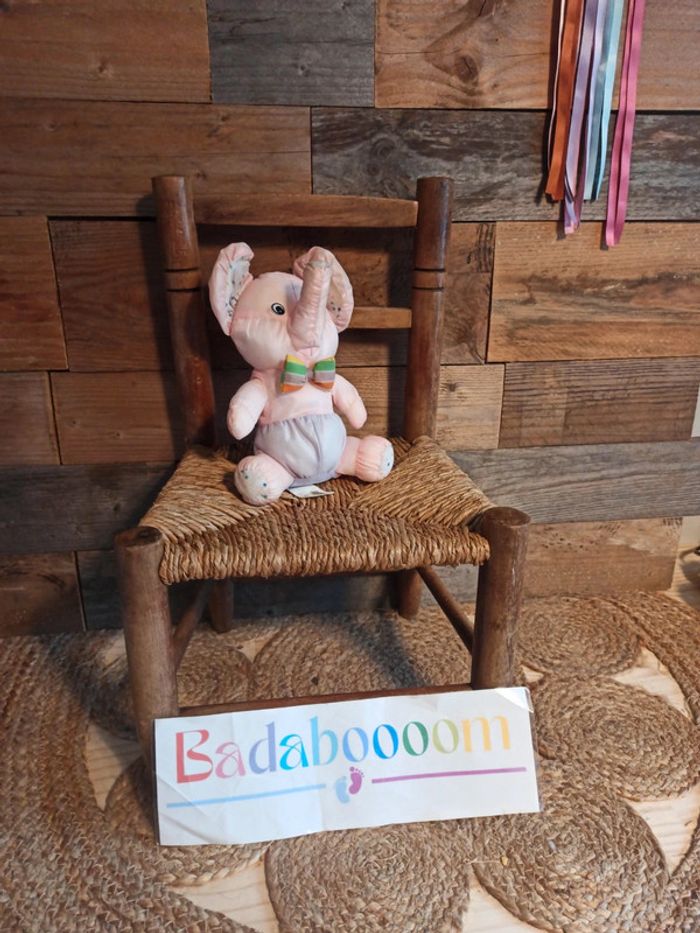 peluche éléphant Toile de parachute bikin tbe vintage