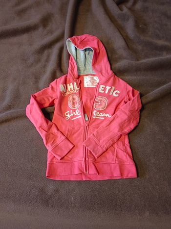 Gilet à capuche fille 7 8 ans