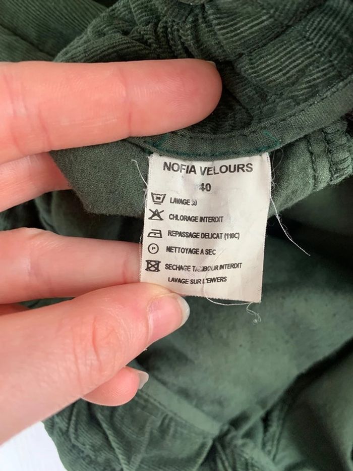 jupes mi-longue Comptoir des Cotonniers vert foncé taille 40 - photo numéro 8