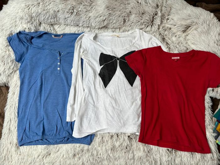 Lot t-shirts taille S/36 et XS/34 - photo numéro 2