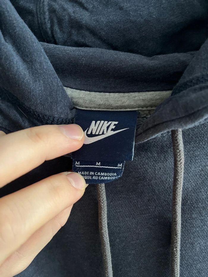 Sweat Nike bleu foncé taille M - photo numéro 4