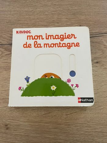 Livre mon imagier de la montagne