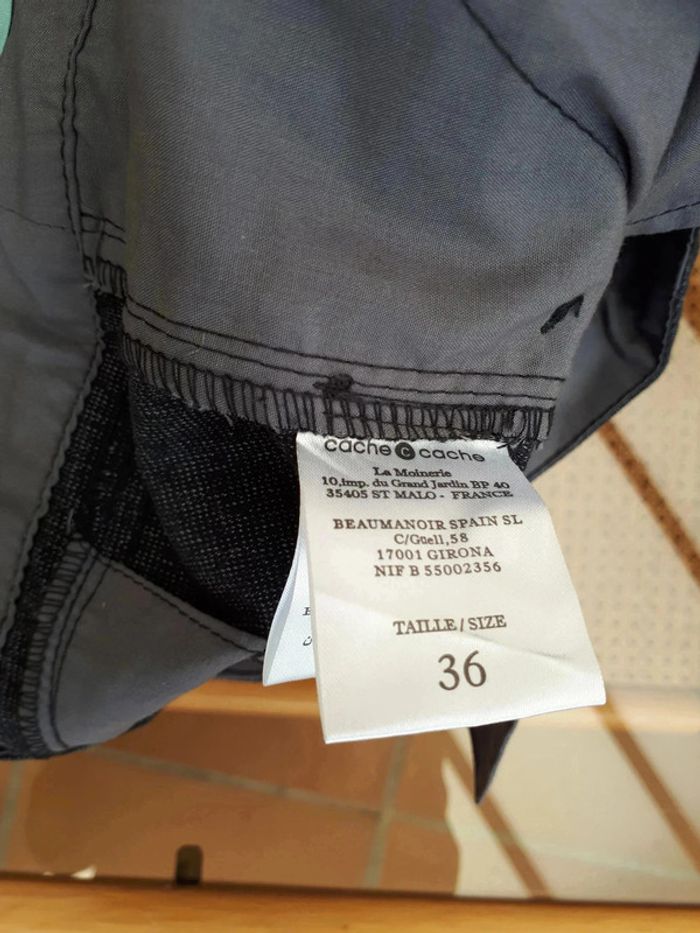 12 € Short gris chiné Cache Cache - photo numéro 4