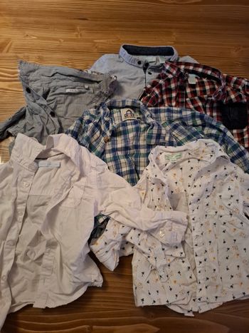 Lot de 6 chemises 18 mois