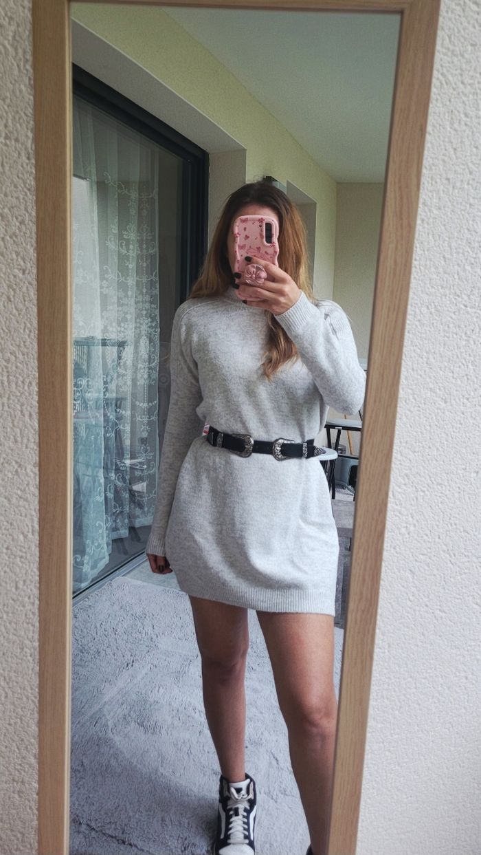 Robe Pull Grise