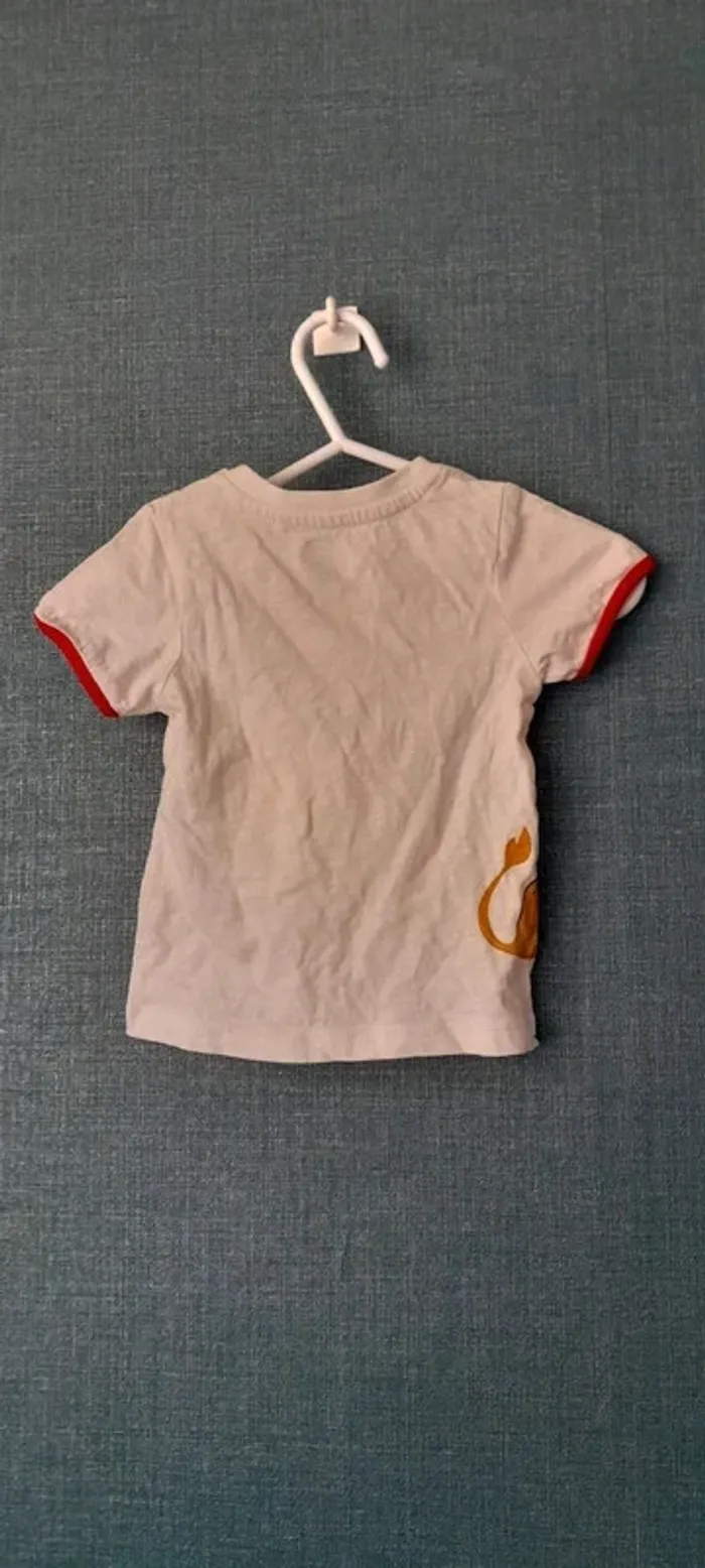 T-shirt manche courte - Taille 3 mois - Disney Baby / Simba - photo numéro 3