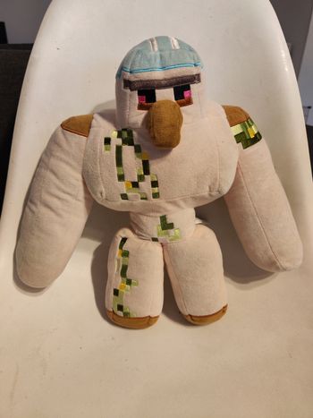 Grande peluche Minecraft golem de fer