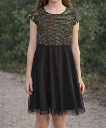 Robe de fêtes paillettes et tulle 10 ans