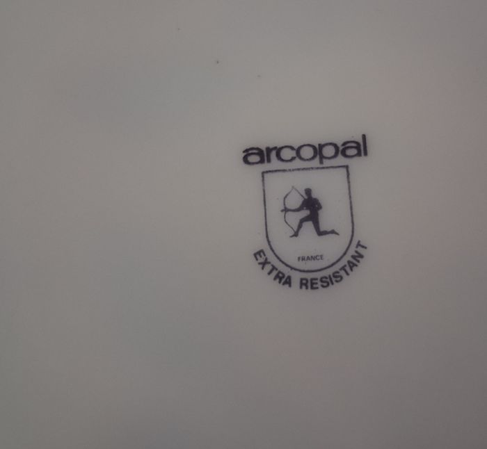 Lot de 2 assiettes blanches au décor de fraises - photo numéro 3