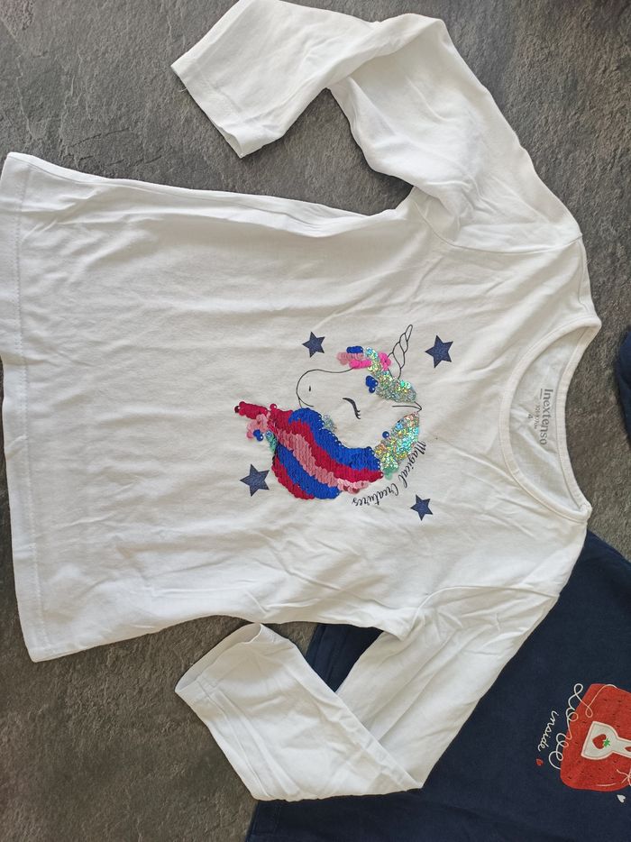 Lot 2 t-shirt manches longues 4ans - photo numéro 2