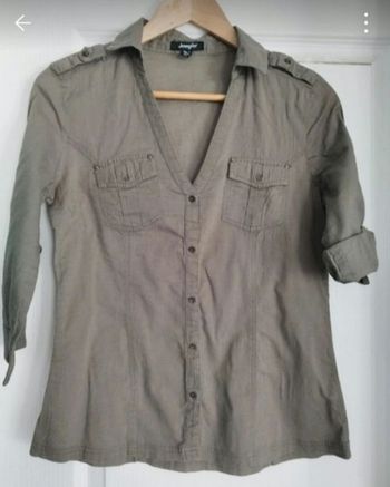 Chemise kaki