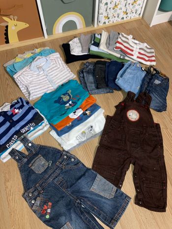 Lot vêtement demi-saison garçon 6 mois