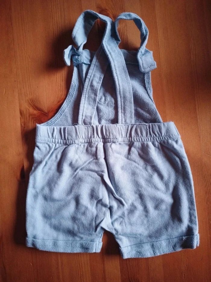 Salopette bleue claire taille 1 mois - photo numéro 2