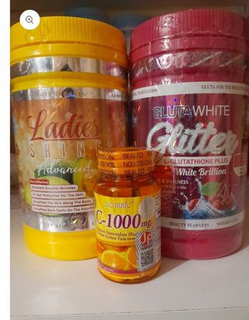LADIES SHINE ADVANCED,  GLUTA WHITE GLITTER 