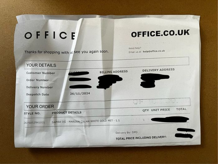 Adidas Samba Maroon Gold Metallic - 38,5 - photo numéro 10