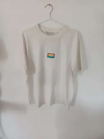 T- shirt blanc zara
