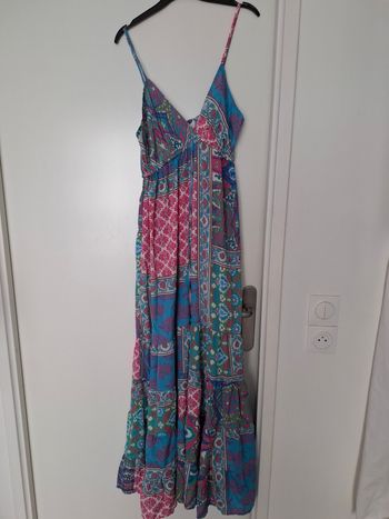 Robe longue coloré