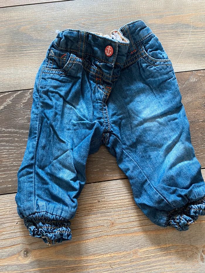 Jeans baby club 6mois coeur fille