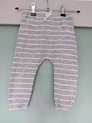 Pantalon rayures gris H&M