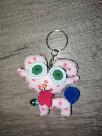 Porte clés enfant animal chèvre rigolo