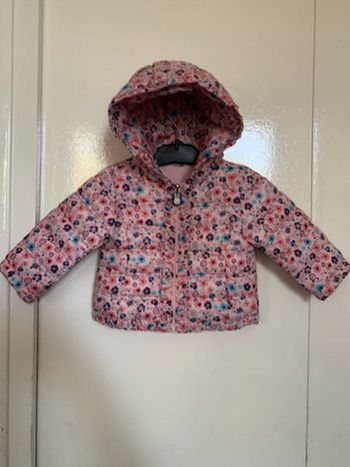 Manteau 6-9 mois fleuris