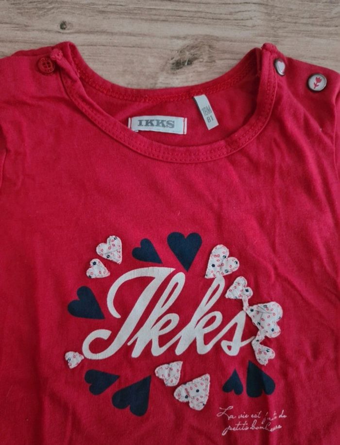 Lot Tee-shirts IKKS Billieblush 18 mois - photo numéro 3