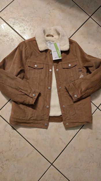 (Neuve non portée) 🏷➡️🥰😍veste velours doublée 10ans Fille 😍🥰🩷