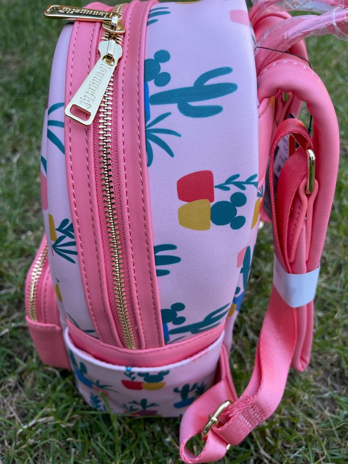 Loungefly Mini Sac A Dos South Western Mickey Cactus Ex - photo numéro 3