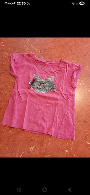 T.shirt fille taille 4 ans