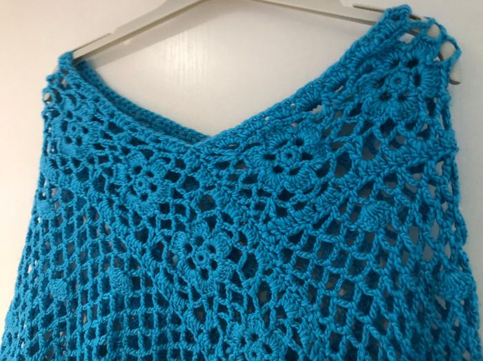 Poncho bleu 34/36 - photo numéro 7